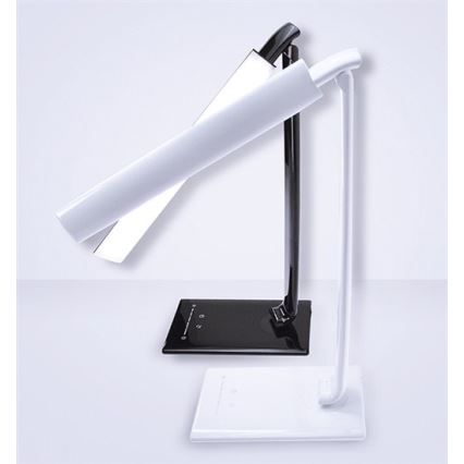 Soligth WO37-W - Barn LED-Lampa Dimbar USB-kontakt LED/12W/230V vit