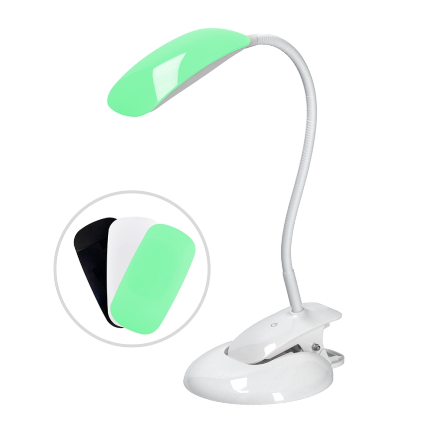 Soligth WO42 - Barn LED-Lampa Dimbar bas och klämma LED/5W/230V