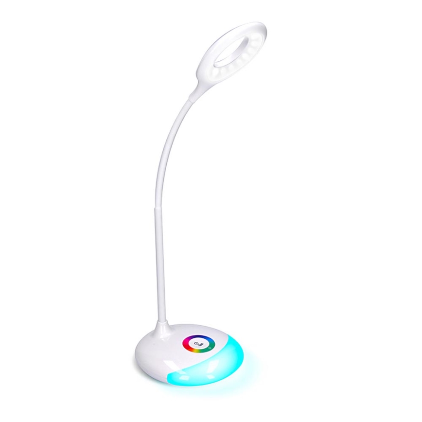 Soligth WO44 - LED RGB Bordslampa Dimbar Laddningsbar LED/5W/5V 1800 mAh