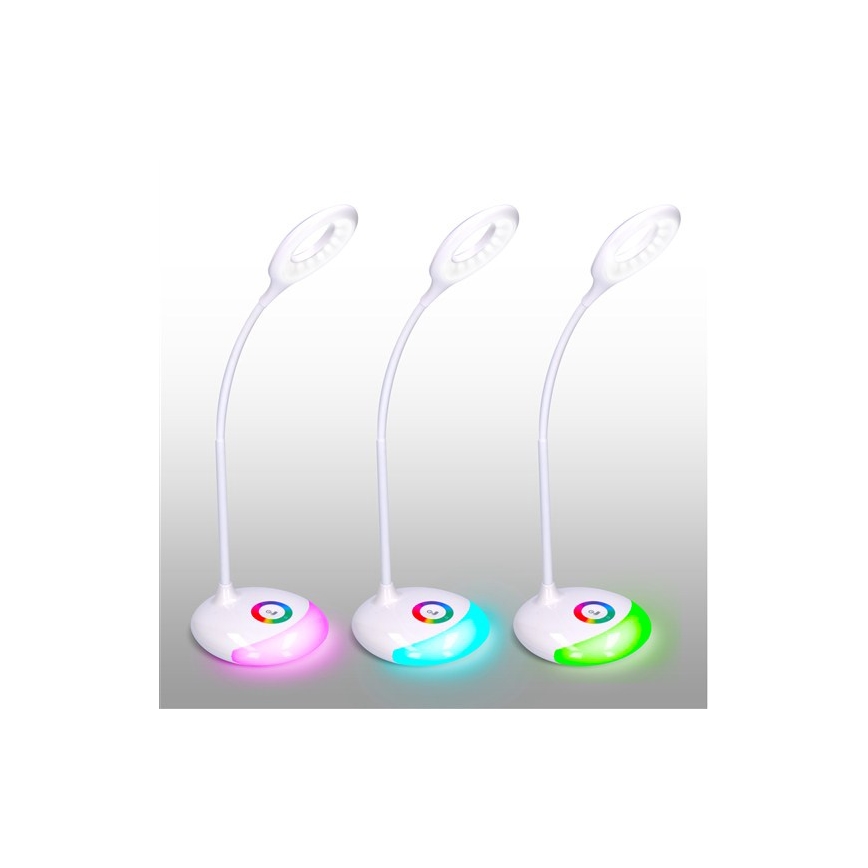 Soligth WO44 - LED RGB Bordslampa Dimbar Laddningsbar LED/5W/5V 1800 mAh