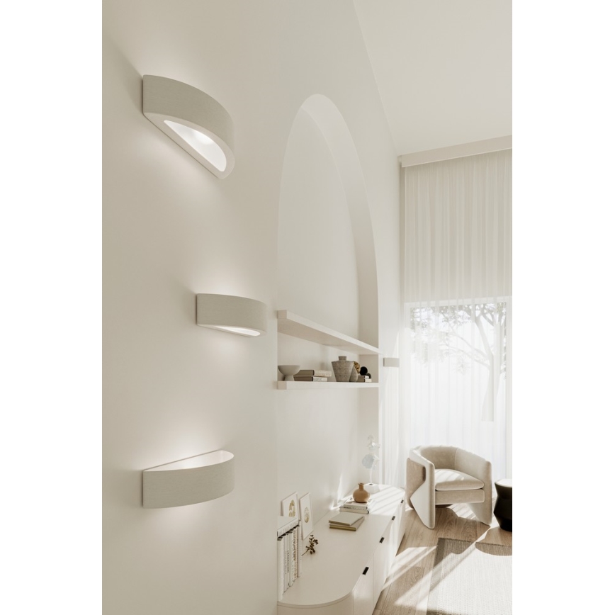 Vägglampa ATENA 1xE27/60W/230V 40,5 cm vit
