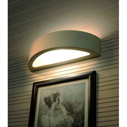 Vägglampa ATENA 1xE27/60W/230V 40,5 cm vit