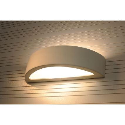 Vägglampa ATENA 1xE27/60W/230V 40,5 cm vit