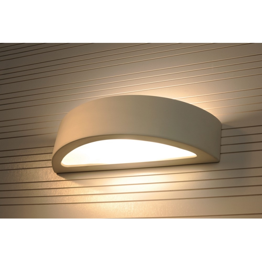 Vägglampa ATENA 1xE27/60W/230V 40,5 cm vit