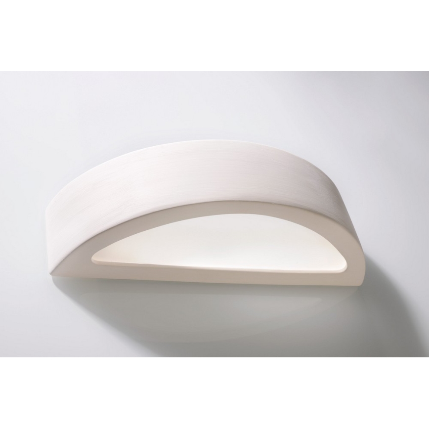 Vägglampa ATENA 1xE27/60W/230V 40,5 cm vit