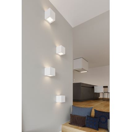 Vägglampa LEO 1xE27/60W/230V vit