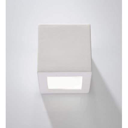 Vägglampa LEO 1xE27/60W/230V vit