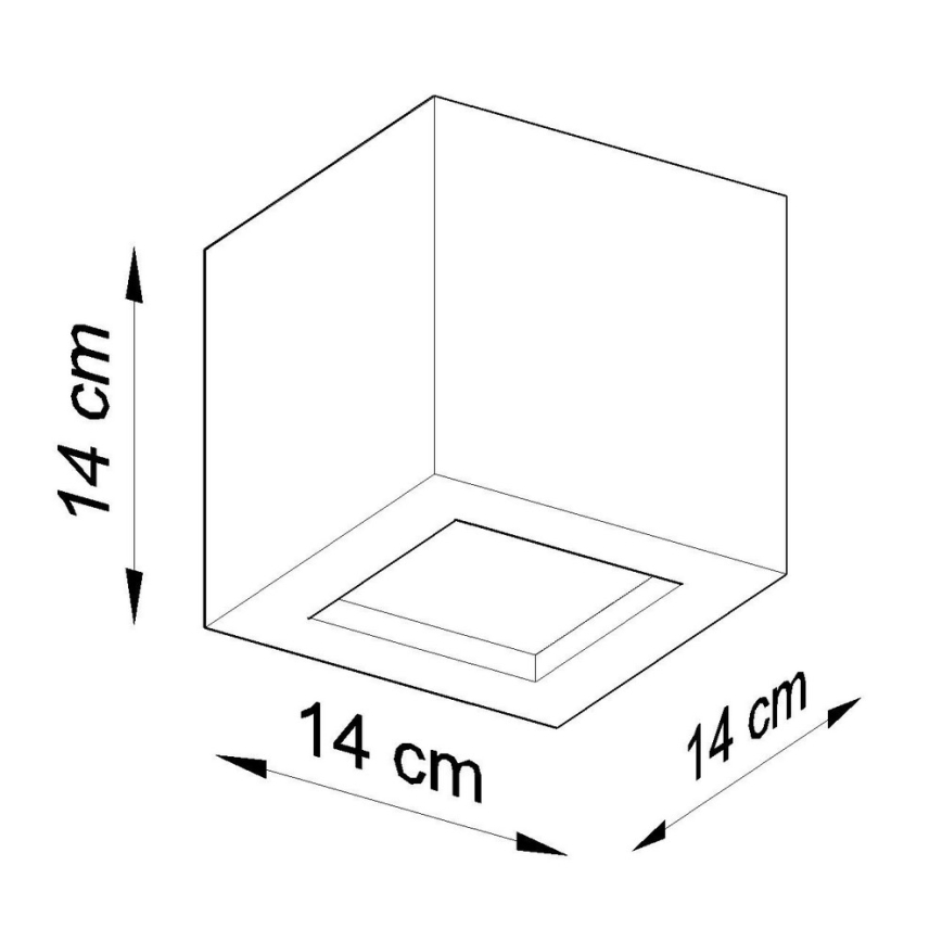 Vägglampa LEO 1xE27/60W/230V vit