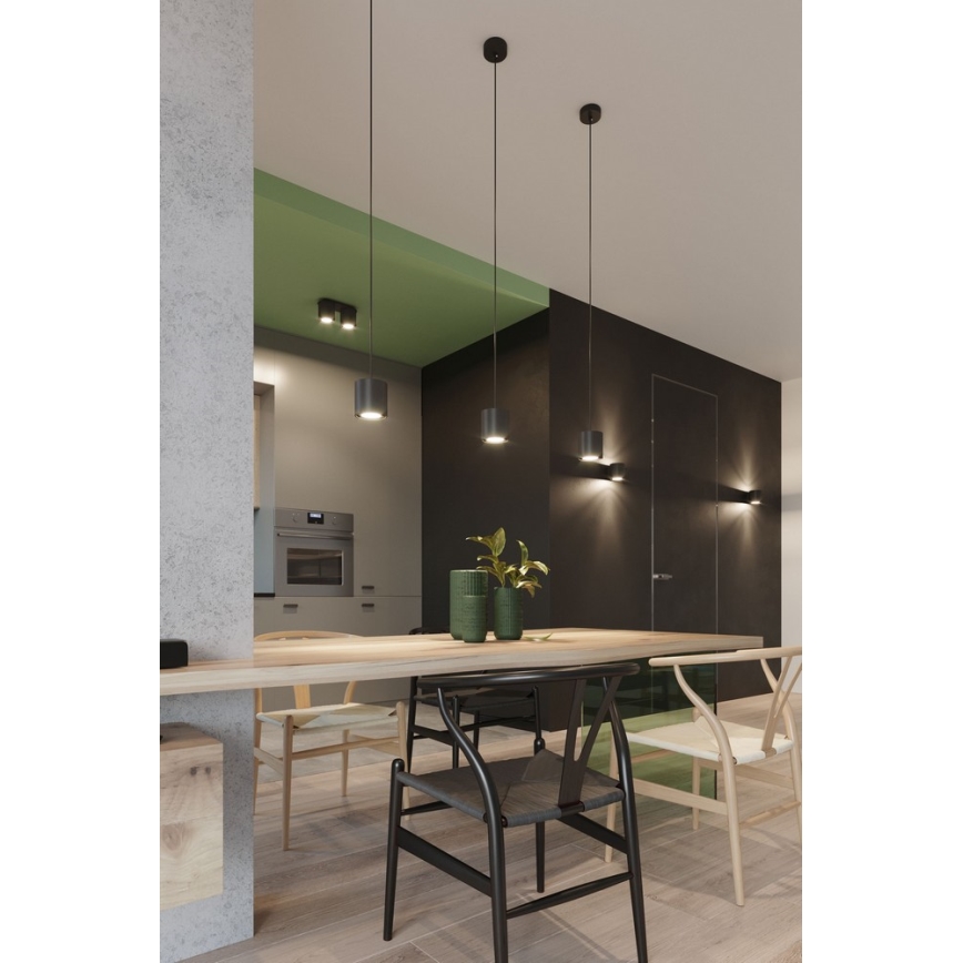 Spotlight ORBIS 1 1xGU10/10W/230V svart