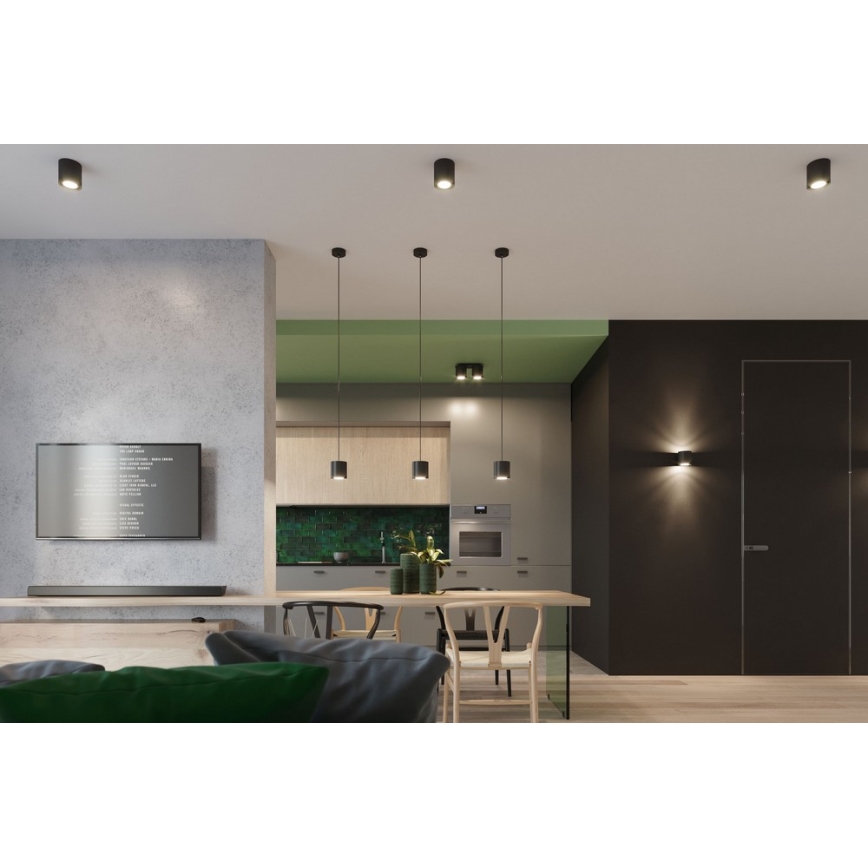 Spotlight ORBIS 1 1xGU10/10W/230V svart