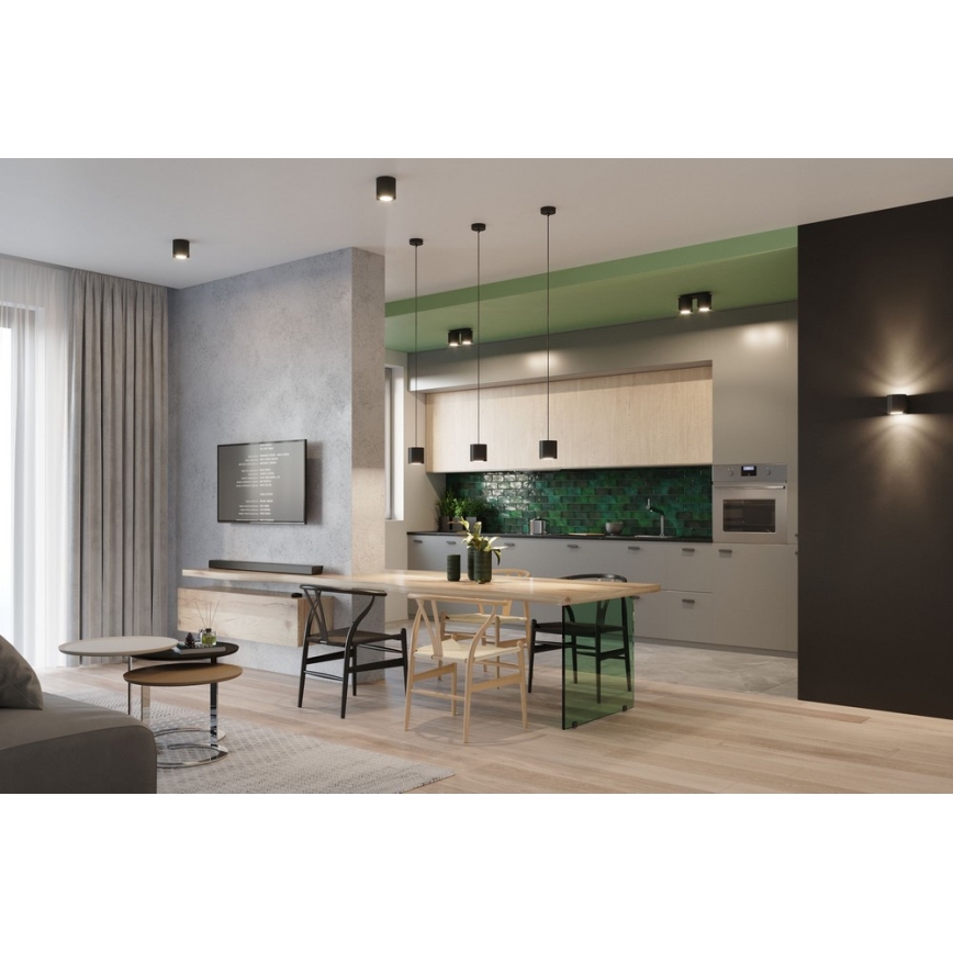 Spotlight ORBIS 1 1xGU10/10W/230V svart