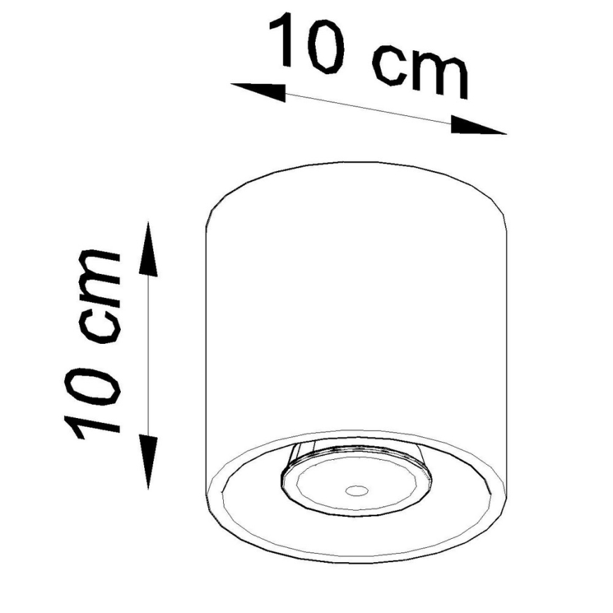 Spotlight ORBIS 1 1xGU10/10W/230V grå
