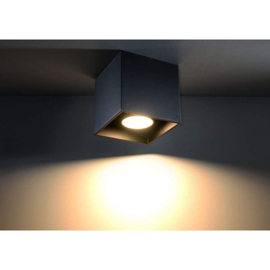 Spotlight QUAD 1 1xGU10/10W/230V svart