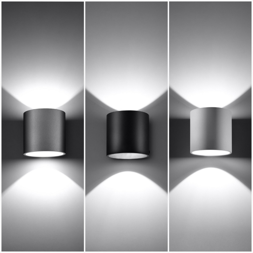 Väggspotlight ORBIS 1 1xG9/40W/230V svart