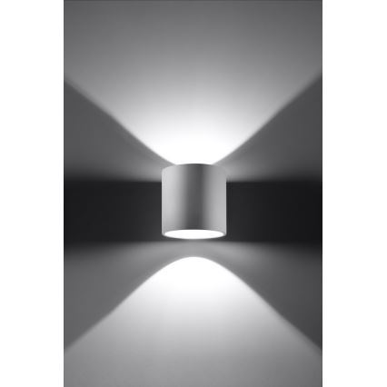 Väggspotlight ORBIS 1 1xG9/40W/230V vit