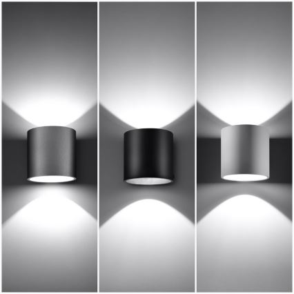 Väggspotlight ORBIS 1 1xG9/40W/230V vit