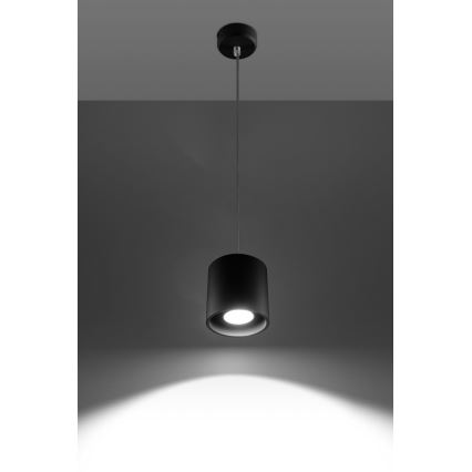 Sollux SL.0051 - Ljuskrona med snöre ORBIS 1 1xGU10/40W/230V svart