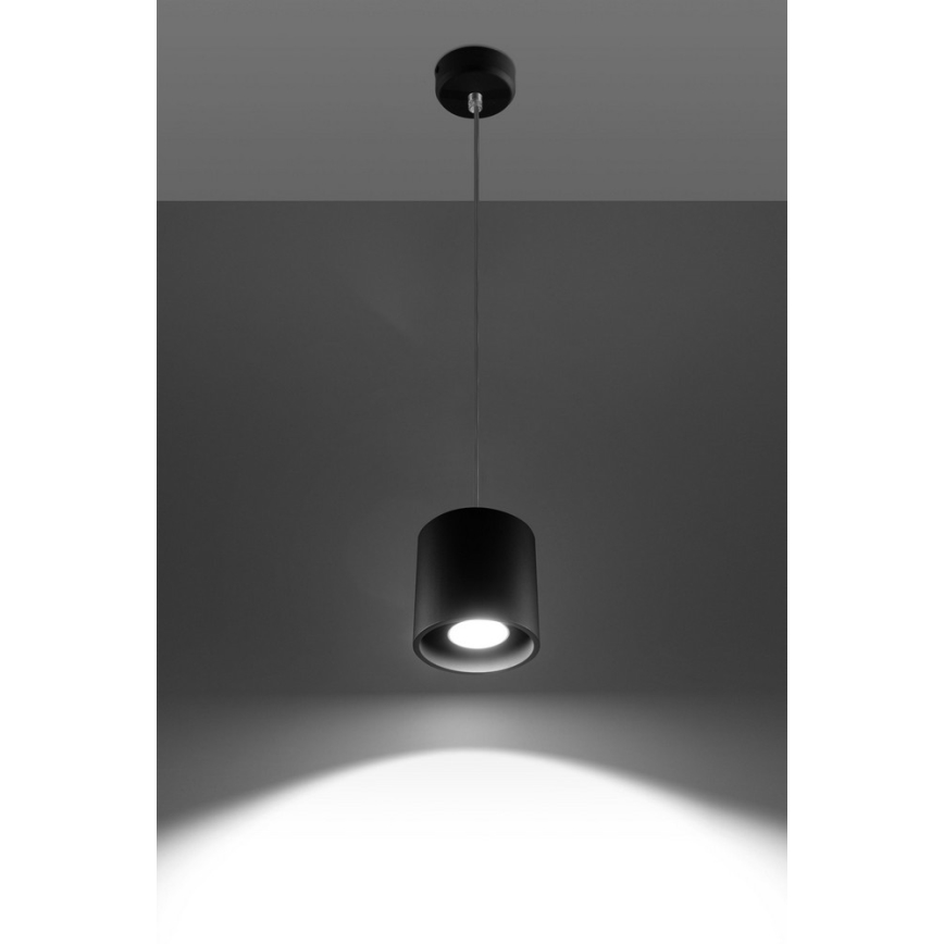 Sollux SL.0051 - Ljuskrona med snöre ORBIS 1 1xGU10/40W/230V svart