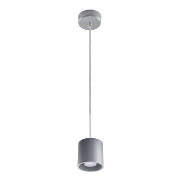 Sollux SL.0052 - Ljuskrona med snöre ORBIS 1 1xGU10/40W/230V grå
