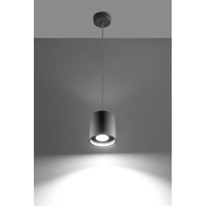 Sollux SL.0052 - Ljuskrona med snöre ORBIS 1 1xGU10/40W/230V grå