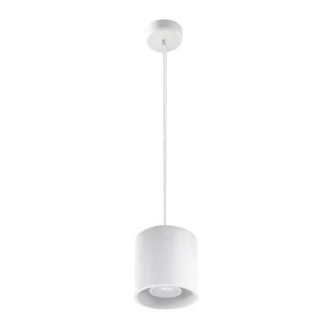 Sollux SL.0053 - Ljuskrona med snöre ORBIS 1 1xGU10/40W/230V vit