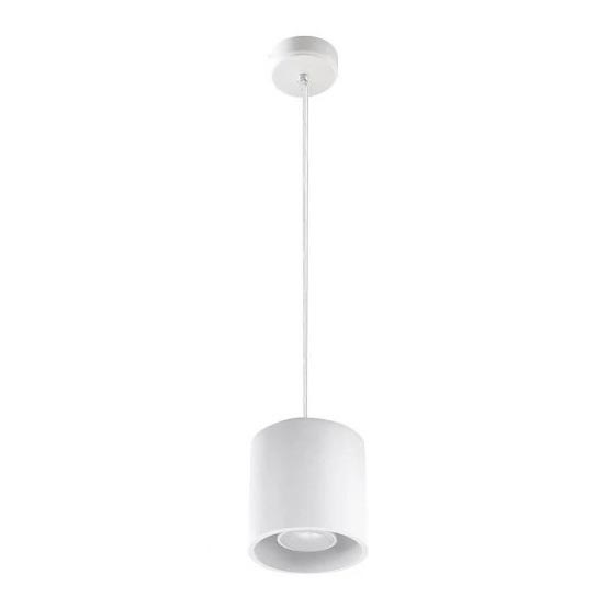 Sollux SL.0053 - Ljuskrona med snöre ORBIS 1 1xGU10/40W/230V vit