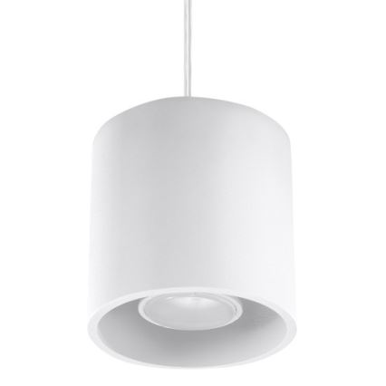 Sollux SL.0053 - Ljuskrona med snöre ORBIS 1 1xGU10/40W/230V vit