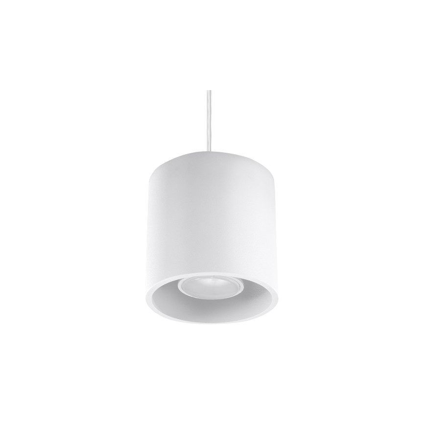 Sollux SL.0053 - Ljuskrona med snöre ORBIS 1 1xGU10/40W/230V vit