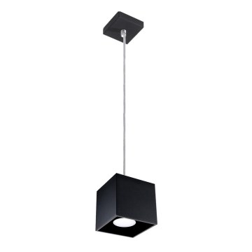 Sollux SL.0060 - Ljuskrona med snöre QUAD 1 1xGU10/40W/230V svart