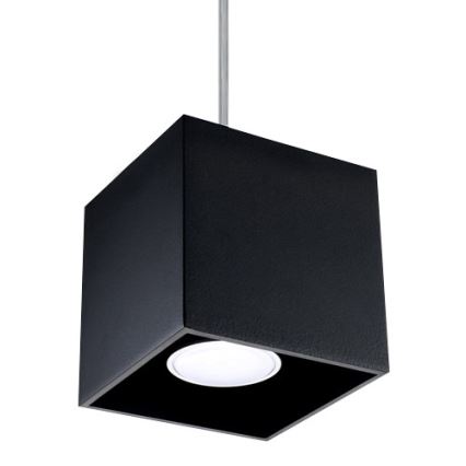 Sollux SL.0060 - Ljuskrona med snöre QUAD 1 1xGU10/40W/230V svart