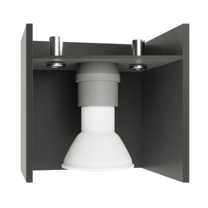 Sollux SL.0060 - Ljuskrona med snöre QUAD 1 1xGU10/40W/230V svart