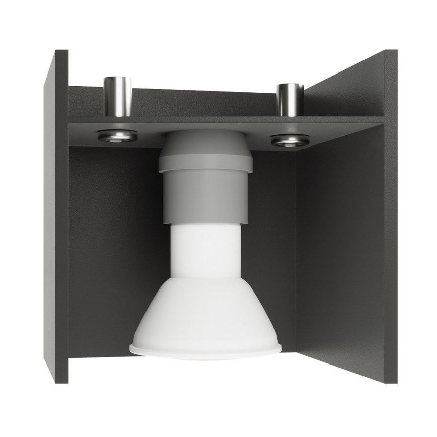 Sollux SL.0060 - Ljuskrona med snöre QUAD 1 1xGU10/40W/230V svart