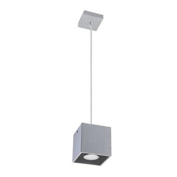 Sollux SL.0061 - Ljuskrona med snöre QUAD 1 1xGU10/40W/230V grå
