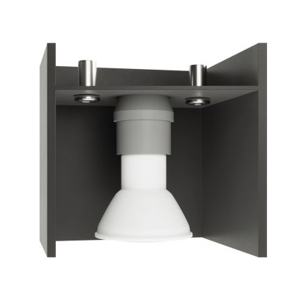Sollux SL.0061 - Ljuskrona med snöre QUAD 1 1xGU10/40W/230V grå