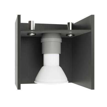 Spotlight QUAD 2 2xGU10/40W/230V svart