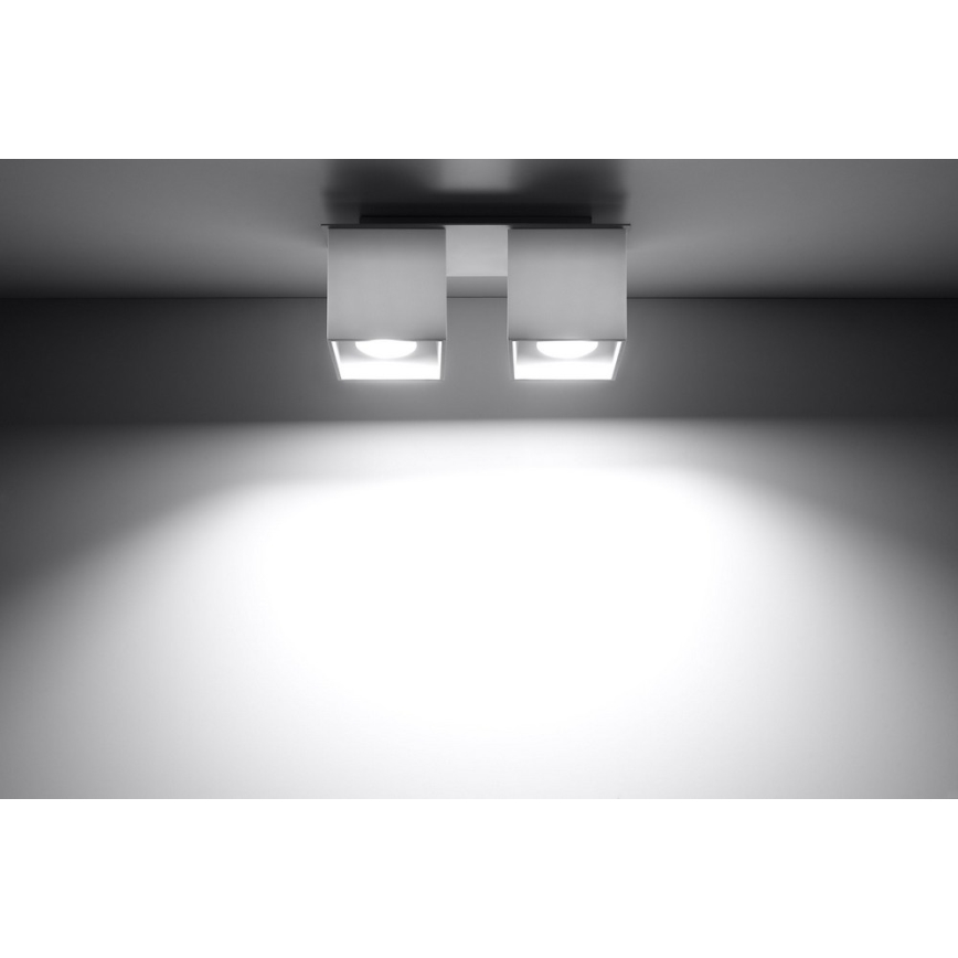 Spotlight QUAD 2 2xGU10/40W/230V vit