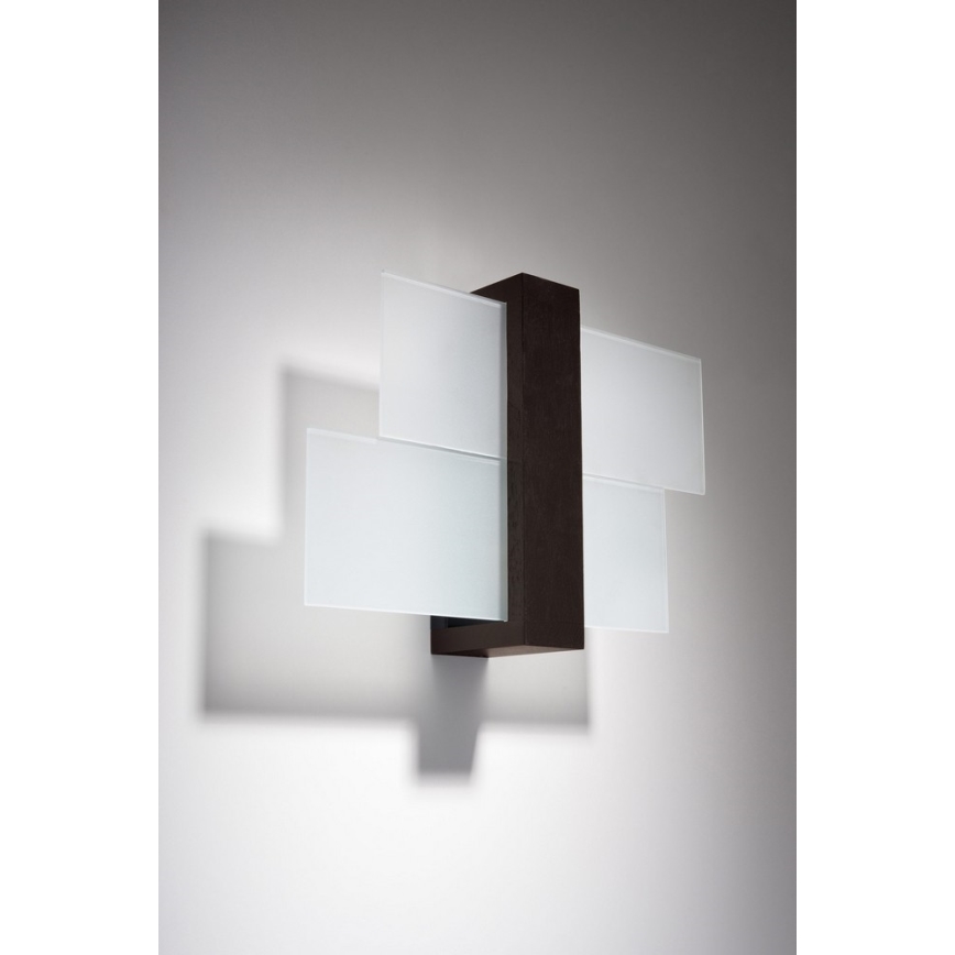 Vägglampa FENIKS 1 1xE27/60W/230V Björk/bok/wenge