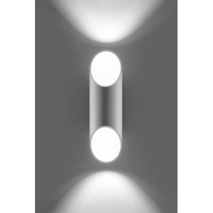 Sollux SL.0108 - Väggbelysning PENNE 30 1xG9/40W/230V vit
