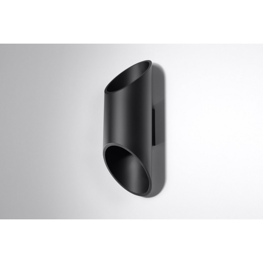 Sollux SL.0114 - Väggbelysning PENNE 30 1xG9/40W/230V svart