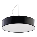 Sollux SL.0118 - Ljuskrona med snöre ARENA 45 3xE27/60W/230V svart