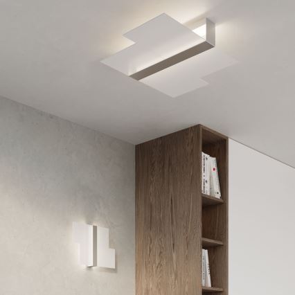 Vägglampa MASSIMO 2xG9/40W/230V vit/skinande krom