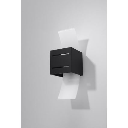 Sollux SL.0201 - Väggbelysning LORETO 1xG9/40W/230V svart