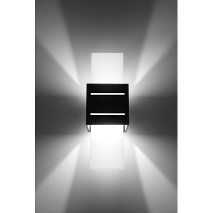 Sollux SL.0201 - Väggbelysning LORETO 1xG9/40W/230V svart
