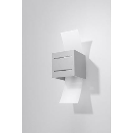 Sollux SL.0202 - Väggbelysning LORETO 1xG9/40W/230V grå