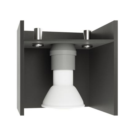 Sollux SL.0202 - Väggbelysning LORETO 1xG9/40W/230V grå