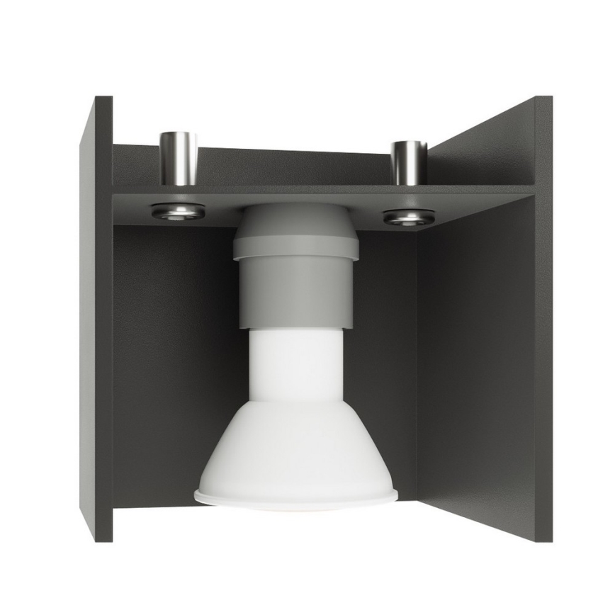 Sollux SL.0202 - Väggbelysning LORETO 1xG9/40W/230V grå