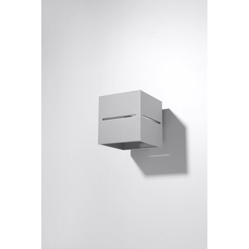Sollux SL.0205 - Väggbelysning LOBO 1xG9/40W/230V grå