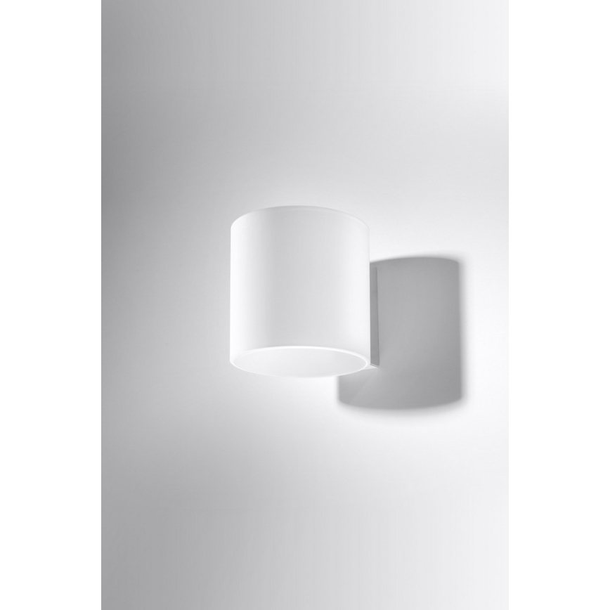 Väggspotlight VICI 1xG9/40W/230V glas/vit