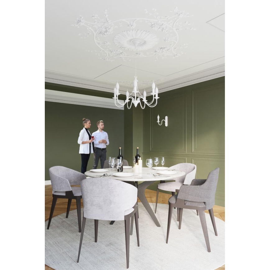 Sollux SL.0216 - Väggbelysning MINERWA 1xE14/40W/230V vit