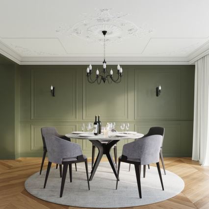 Sollux SL.0220 - Väggbelysning MINERWA 1xE14/40W/230V svart